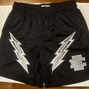 Eric Emanuel Black/Gray Bolt (Cyber Monday) Shorts